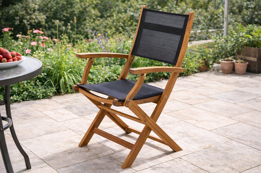 Fieldmann sklopiva vrtna stolica – drvena, 2 kom