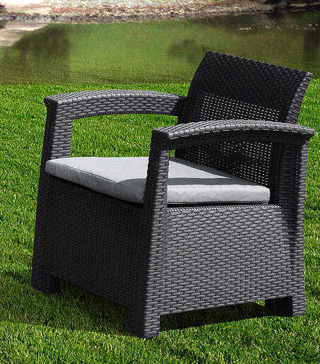 Fieldmann vrtna garnitura – stol + dvosjed + 2 fotelje