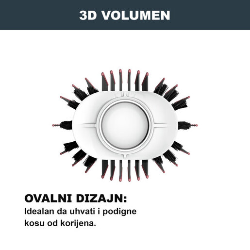 ROWENTA ovalna četka za kosu CF6135F0