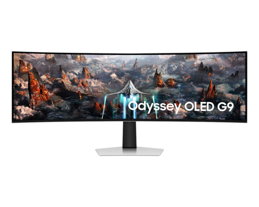SAMSUNG  monitor Odyssey G93SC5 OLED gaming, Dual QHD, 49 OLED, 250 cd/m2, AMD FreeSync Premium Pro, HDR10+, HDMI, DP, 240Hz, 0,03ms