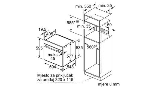Bosch pećnica HBG7764B1