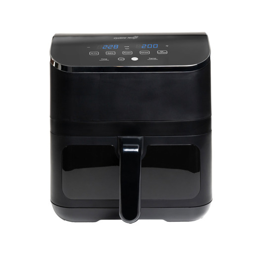 VIVAX friteza DFA-617DB vrući zrak; 1875W; 6.0 lit.; Digitalna, LED zaslon, 5x Predefinisane funkcije, Svjetlo unutar prostora s prozorom