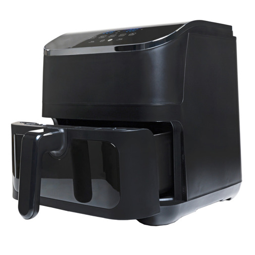 VIVAX friteza DFA-617DB vrući zrak; 1875W; 6.0 lit.; Digitalna, LED zaslon, 5x Predefinisane funkcije, Svjetlo unutar prostora s prozorom