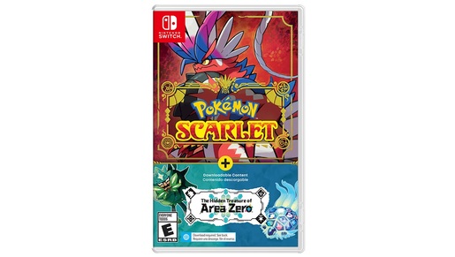 Pokemon Scarlet + Hidden Treasure of Area Zero DLC Switch