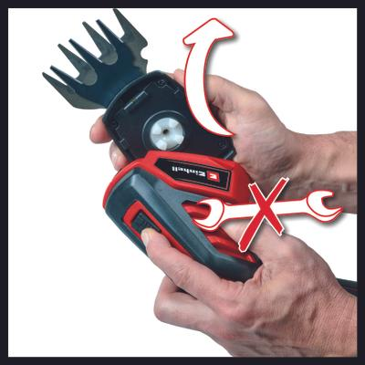 Einhell akumulatorske makaze za travu GC-CG 3,6/70 Li WT