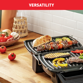 TEFAL električni roštilj GC306012 GRILL ULTRACOMPACT 600 COMFORT; 2000 W