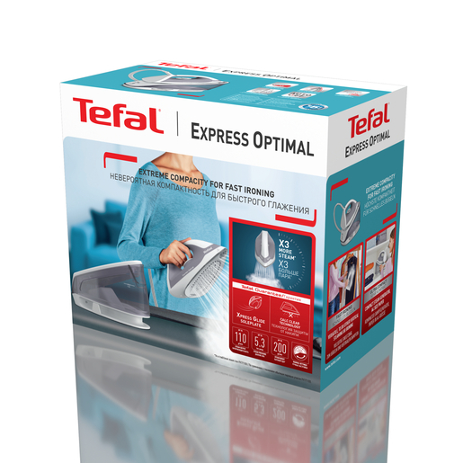 TEFAL parna stanica SV4111E0 Express Optimal; 2200 W; 5,3 bara