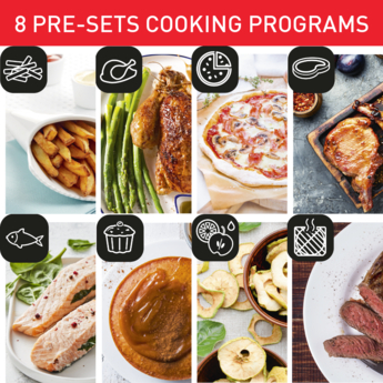 TEFAL pećnica i friteza FW501815 na vrući zrak, 11 lit.; 9-u-1, 2000 W