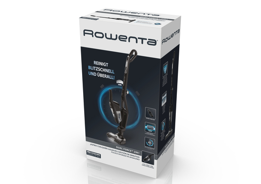ROWENTA štapni usisivač RH6735WH DUAL FORCE 2-u-1; 18 V; do 45 min. čišćenja
