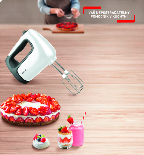 TEFAL ručni mikser HT462138 PREP'MIX+, + štapni, 500 W