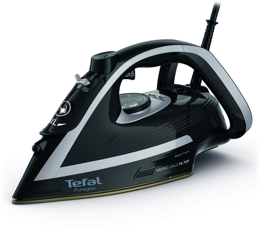 TEFAL pegla na paru FV8062E0; Puregliss Shady & Black, 3000 W