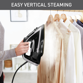 TEFAL pegla na paru FV8062E0; Puregliss Shady & Black, 3000 W