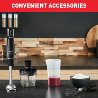 TEFAL štapni mikser SET HB94L830 Infinyforce + 2x sjeckalice + mutilica, 5-u-1; 1000 W