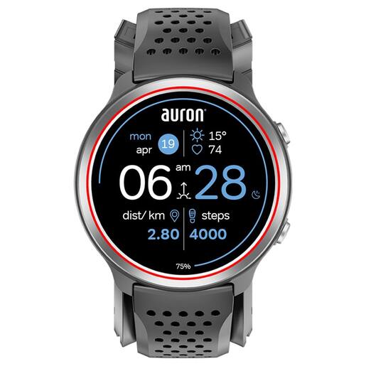 Auron pametni sat SW30, crni TPU (mjerenja krvnog pritiska)