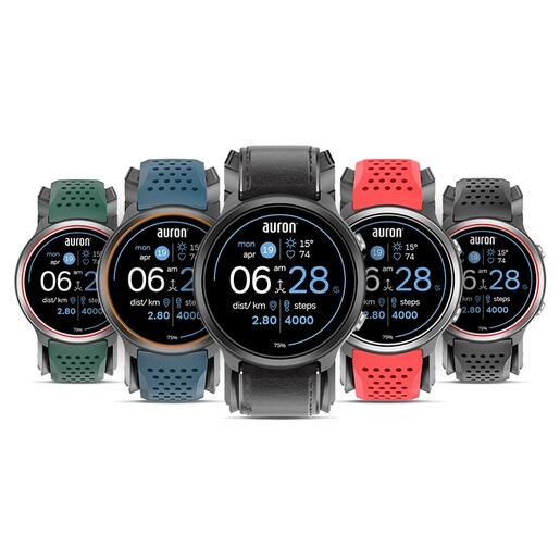 Auron pametni sat SW30, crni TPU (mjerenja krvnog pritiska)