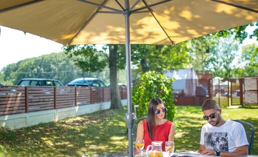 Green Bay suncobran Vasto – 270 x 6 x 38 cm, bež