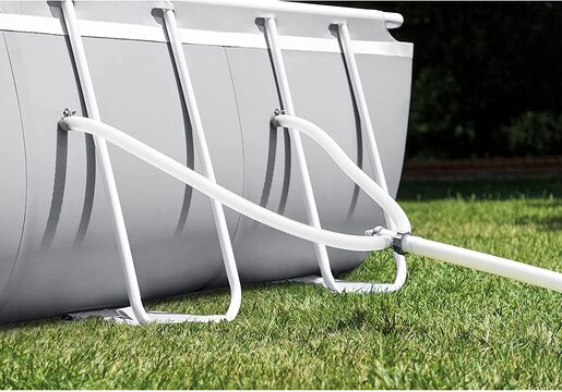 Intex Prism Frame™ bazen 610 x 305 x 122 cm sa pumpom, metalna konstrukcija, merdevine, podloga, prekrivač - 55725