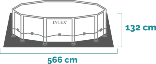 Intex pravougaoni bazen Ultra XTR 975 x 488 x 132 cm set sa pumpom i opremom – 26374NP
