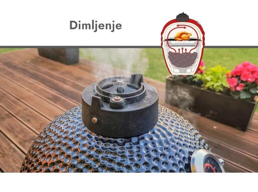 Kamado roštilj na ugalj 45,7 cm - 79723