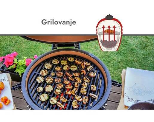 Kamado roštilj na ugalj 45,7 cm - 79723