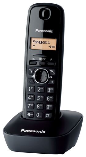 PANASONIC telefon bežični KX-TG1611FXH/PDH crni