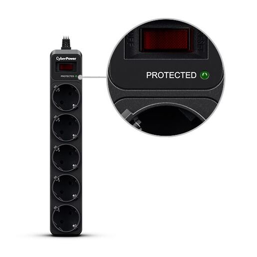 CyberPower prenaponska zaštita, B0520SC0-DE 5xšuko