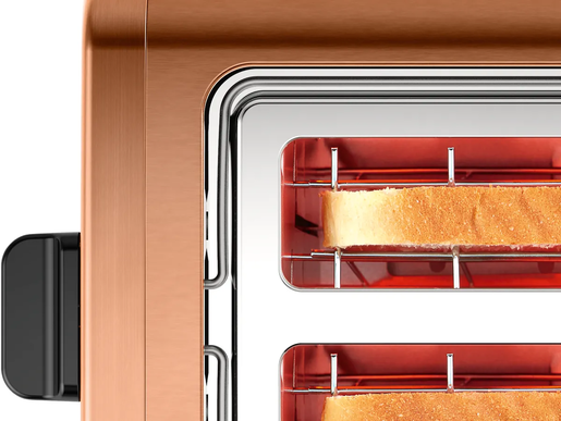 BOSCH toster TAT4P429; DesignLine; 970 W; 2x kriške; bakar