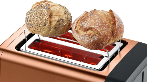 BOSCH toster TAT4P429; DesignLine; 970 W; 2x kriške; bakar