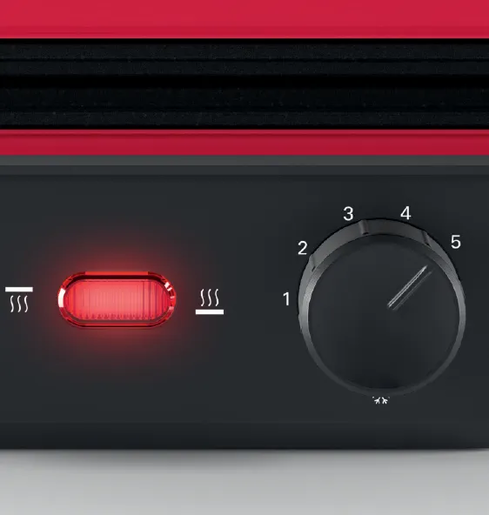 BOSCH električni roštilj  TCG4104; 2000W; Crvena