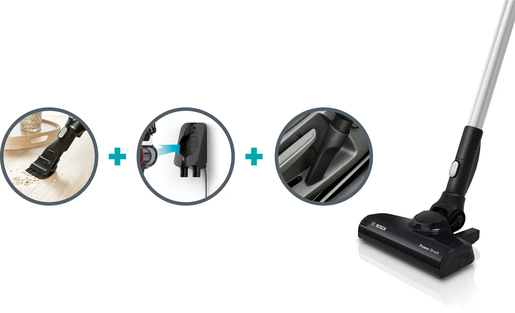 BOSCH štapni usisivač BCS611P4A UnLimited 6; 2-u-1 (i ručni); 18 V; Li-Ion; do 30 min, bat.kao na BOSCH alatima