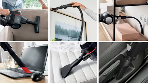 BOSCH štapni usisivač BCS711EXT UnLimited 7; 2-u-1 (i ručni); 18 V; Li-Ion; do 40 min; zglob; bat.kao na BOSCH alatima