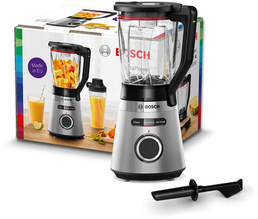 BOSCH blender MMB6382M; Serie 4; VitaPower; ProPerformance; 1200 W; Inox