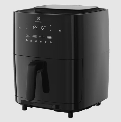 ELECTROLUX friteza na zrak + paru EAF7SB; Seria 800; 5,4 lit.; 1700 W; Crna