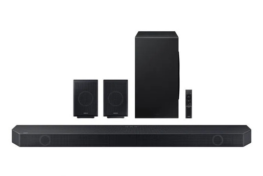 SAMSUNG soundbar HW-Q990C/EN, SpaceFit Sound Pro, Q-symphony, Airplay, Dolby Atmos, 11.1.4 kanalni zvuk, Crni