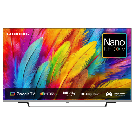 GRUNDIG LED televizor 55GHU8590, 4K Ultra HD, Android, Smart TV, Google TV, Silver