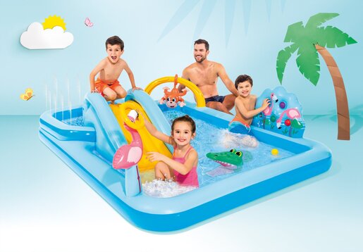 Intex dječji bazen play centar Jungle Adventure 244 x 198 x 71 cm – 57161NP