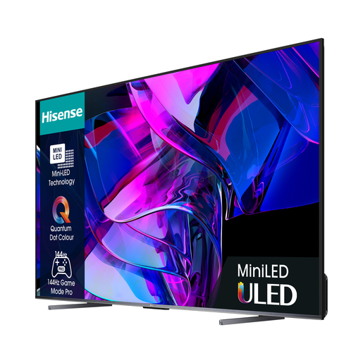 Hisense ULED televizor 100U7KQ, 4K Ultra HD, Smart TV, VIDAA U7, Quantum Dot Colour, 144Hz Game Mode Pro, Dolby Atmossa DTX Virtual X, Mini-LED Full Array Local Dimming, Crni  **MODEL 2024**