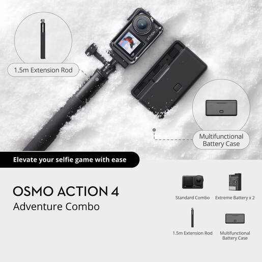 DJI kamera Osmo Action 4 Advent Combo