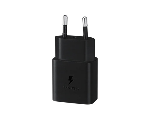 Samsung 15W brzi punjač, USB-C Wall, EP-T1510NBEGEU, Crni (kabel nije uključen)