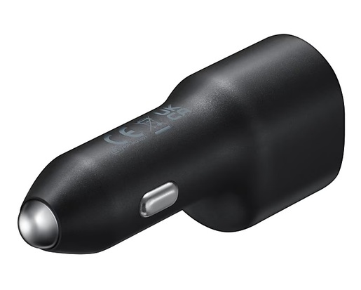 Samsung 40W auto punjač, Duo USB-C + USB-A,  EP-L4020NBEGEU, Crni (max 25W + max 15W, kabel nije uključen)