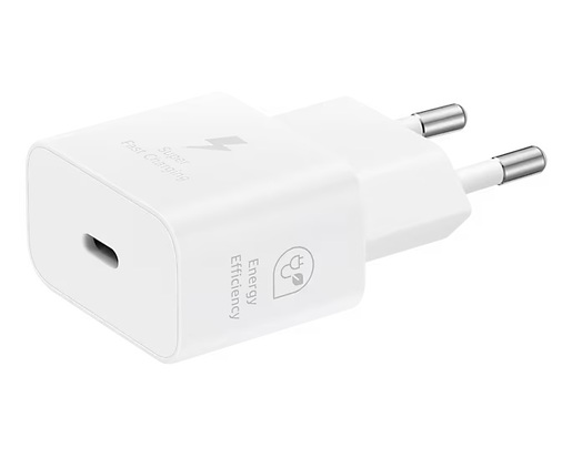 Samsung 25W brzi punjač, USB-C Power Adapter, EP-T2510NWEGEU, Bijeli (kabel nije uključen)