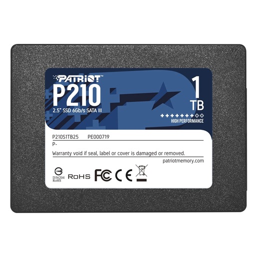 Patriot SSD 1TB 2.5'';P210; up to R/W : 520/430 MB/s