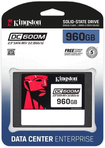 Kingston SEDC600M/960G2.5", SATA 3.0, 960GB,560MBs/530MBs, Entreprise SSD