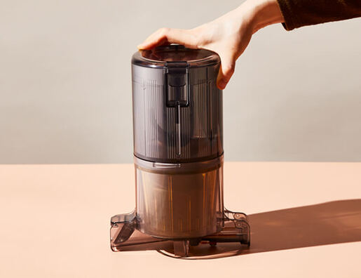 HUROM sokovnik H310A-BEC04WH hladno cijeđenje, 38 rpm; bijela