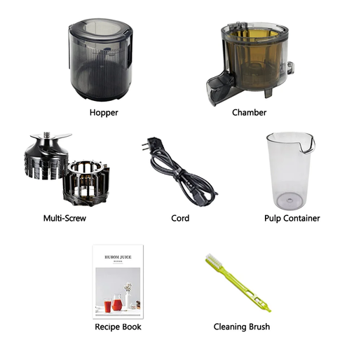 HUROM sokovnik H310A-BEC04CL hladno cijeđenje; 38 rpm; Charcoal Antracit