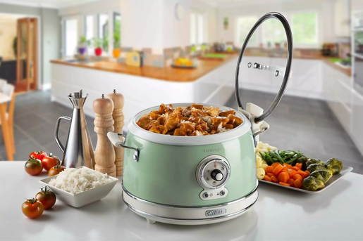 ARIETE multicooker AR2904BL VINTAGE; 700W; 3,5 lit; Zelena