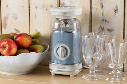 ARIETE blender 568BL VINTAGE; 500W; 1,7 lit; Plavi