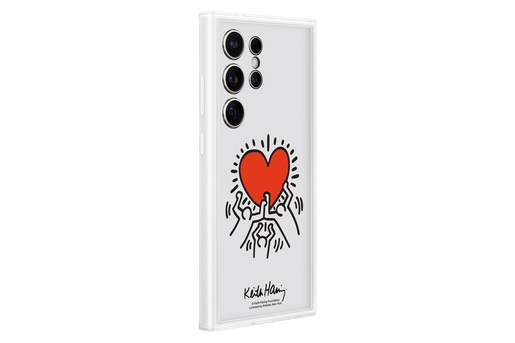 Maska za Samsung Galaxy S24, EF-MS928CWEGWW, Ultra Flipsuit Case White (uključuje ploču White Keith Haring)