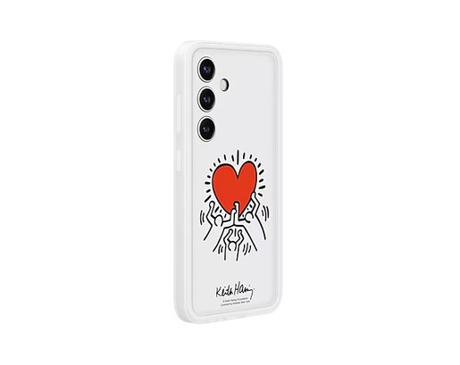 Maska za Samsung Galaxy S24+, EF-MS926CWEGWW, Flipsuit Case White (uključuje ploču White Keith Haring)