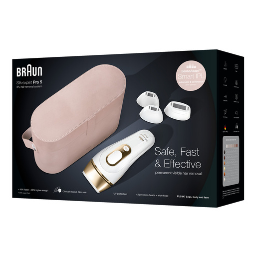 BRAUN epilator IPL PL5347 laserski, Silk·expert Pro 5, 4 dodatka